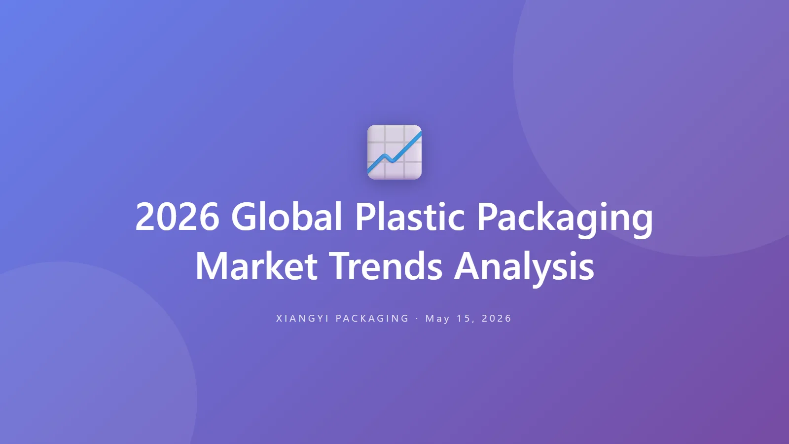 2026 Global Plastic Packaging Market Trends Analysis